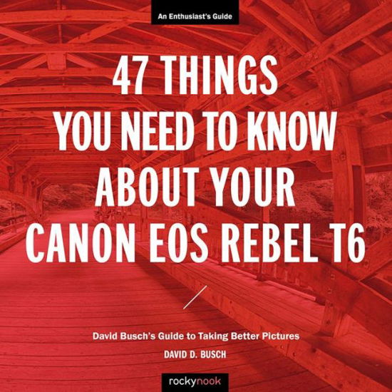 Cover for David D. Busch · 47 Things You Need to Know About Your Canon EOS Rebel T6: David Busch's Guide to Taking Better Pictures (Paperback Book) (2019)