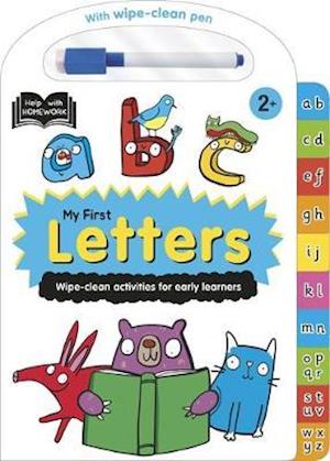 Cover for Autumn Publishing · Help With Homework: My First Letters (Board book) (2019)