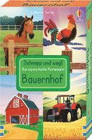 Schnapp und weg! Das superschnelle Kartenspiel: Bauernhof - Lucy Bowman - Bøker - Usborne Verlag - 9781789415360 - 17. september 2021