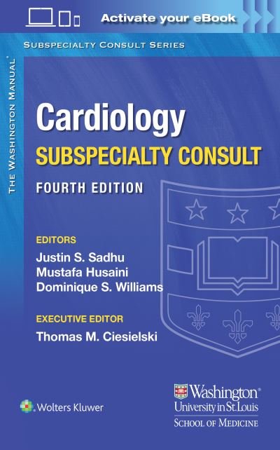 Cover for Sadhu, Dr. Justin, MD · The Washington Manual Cardiology Subspecialty Consult - The Washington Manual Subspecialty Consult Series (Paperback Bog) (2022)