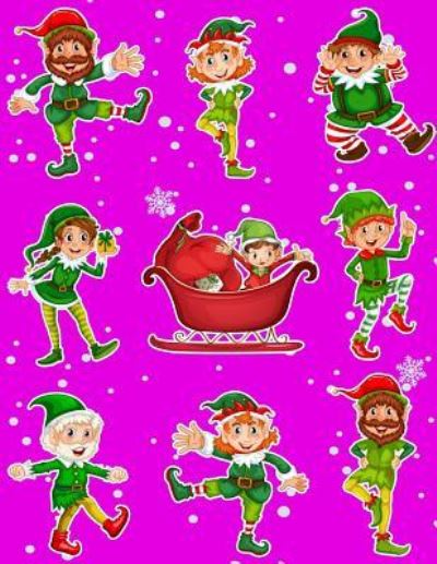 Cover for Fat Dog Journals · Christmas Holiday Sticker Album Dancing Elves (Taschenbuch) (2017)