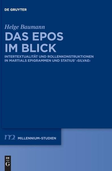 Das Epos im Blick - Baumann - Livros -  - 9783110598360 - 17 de dezembro de 2018