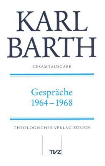 Gesamtausg.28 Gespr.1964-68 - K. Barth - Other -  - 9783290171360 - December 31, 1997