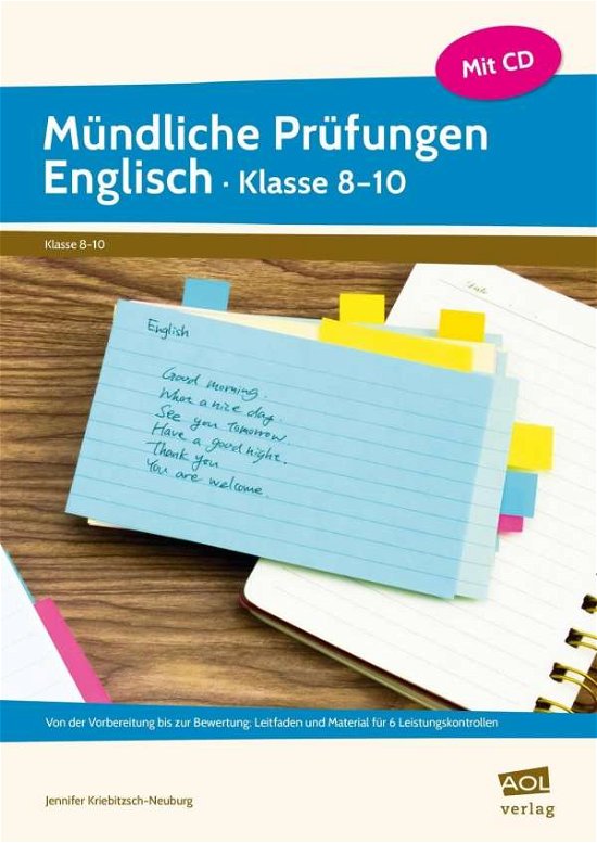 Mündliche Prüf.8-10 - Kriebitzsch-Neuburg - Bøger -  - 9783403104360 - 