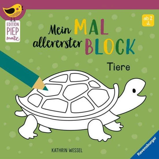 Cover for Mein Allererster Malblock · Mein allererster Malblock - Tiere (Book)