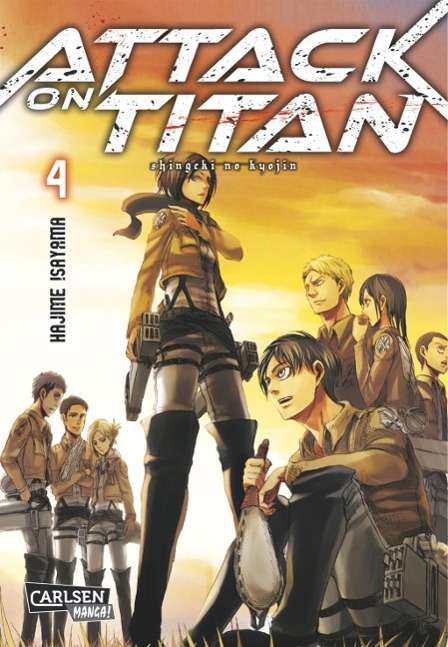 Cover for Hajime Isayama · Attack On Titan 4: Atemberaubende Fantasy-Action Im Kampf Gegen Grauenhafte Tita (Book)