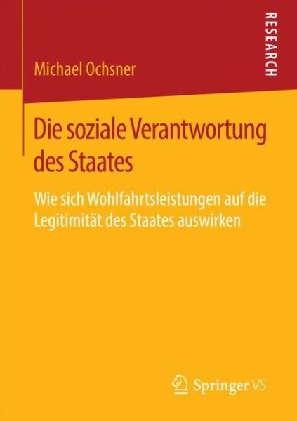 Cover for Ochsner · Die soziale Verantwortung des S (Bok) (2016)
