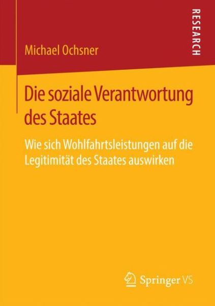 Cover for Ochsner · Die soziale Verantwortung des S (Book) (2016)