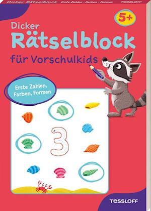 Cover for Christine Thau · Dicker Rätselblock für Vorschulkids. Erste Zahlen, Farben, Formen (Book) (2025)