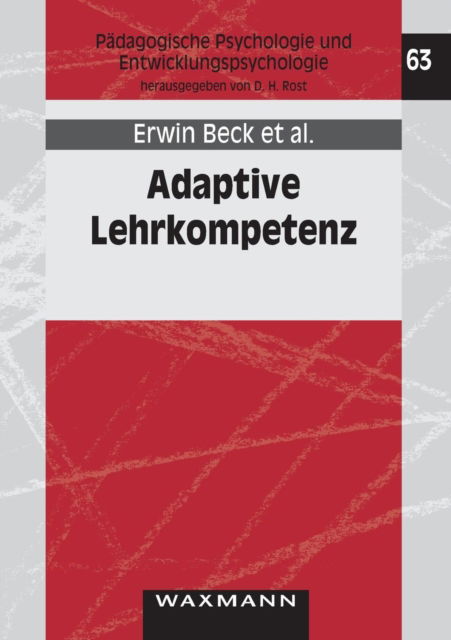 Cover for Titus Guldimann · Adaptive Lehrkompetenz (Pocketbok) (2018)