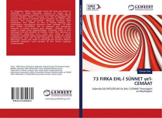 Cover for Oral · 73 FIRKA EHL-I SÜNNET ve'l-CEMÂAT (Bog)