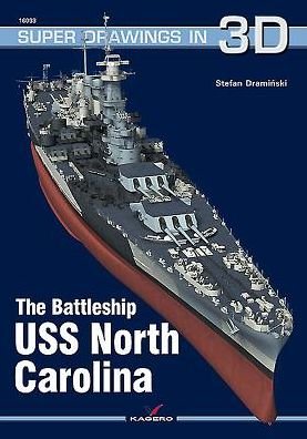 Cover for Stefan Draminski · The Battleship USS North Carolina - Super Drawings in 3D (Pocketbok) (2015)