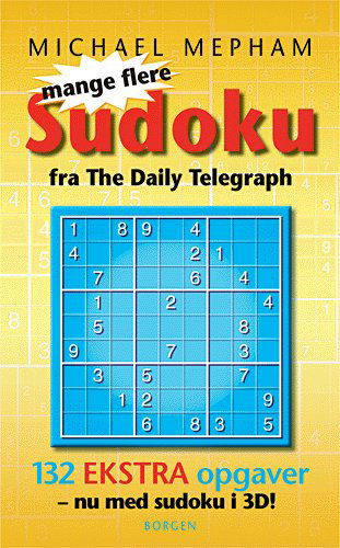 Cover for Michael Mepham · Mange flere Sudoku - med 3D opgaver (Sewn Spine Book) [1.º edición] (2005)
