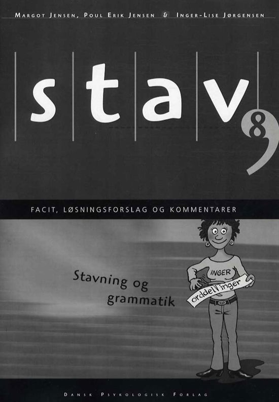 Cover for Poul Erik Jensen Inger-Lise Jørgensen · STAV 8 - Facit, løsningsforslag og kommentarer, 6. udgave (Sewn Spine Book) [6th edition] (2016)