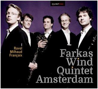 Ravel Milhaud Francaix - Farkas Wind Quintet Amsterdam - Música - QUINTONE - 9789078740360 - 5 de novembro de 2014