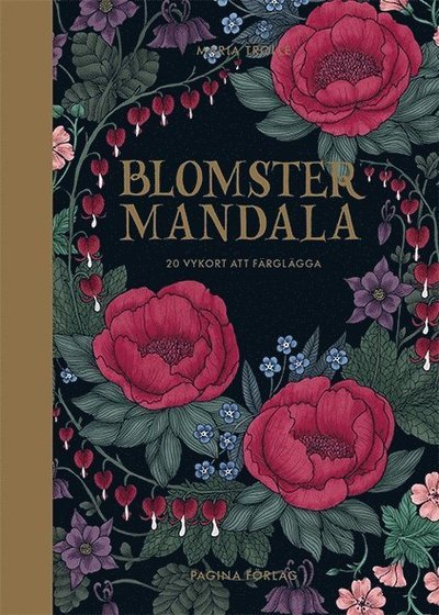 Cover for Maria Trolle · Blomstermandala : 20 vykort att färglägga (Buch) (2015)