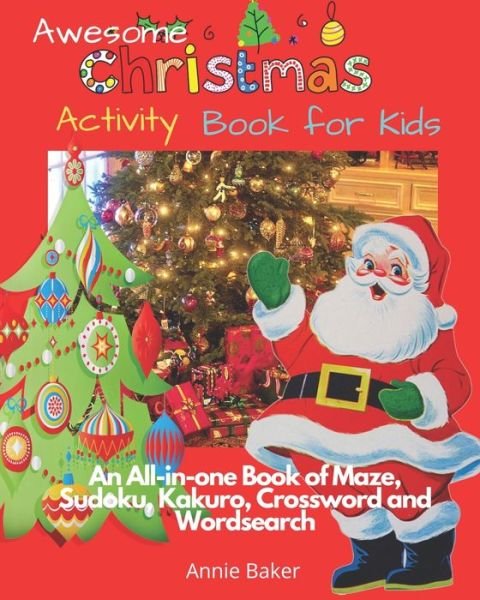 Cover for Anita Baker · Awesome Christmas Activity Book for Kids (Paperback Book) (2020)