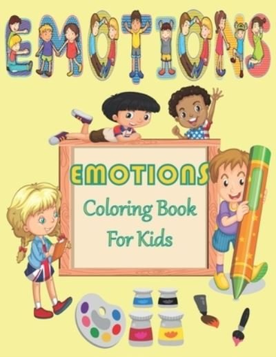 Cover for Nina Bel · Emotions Coloring Book For Kids (Pocketbok) (2021)