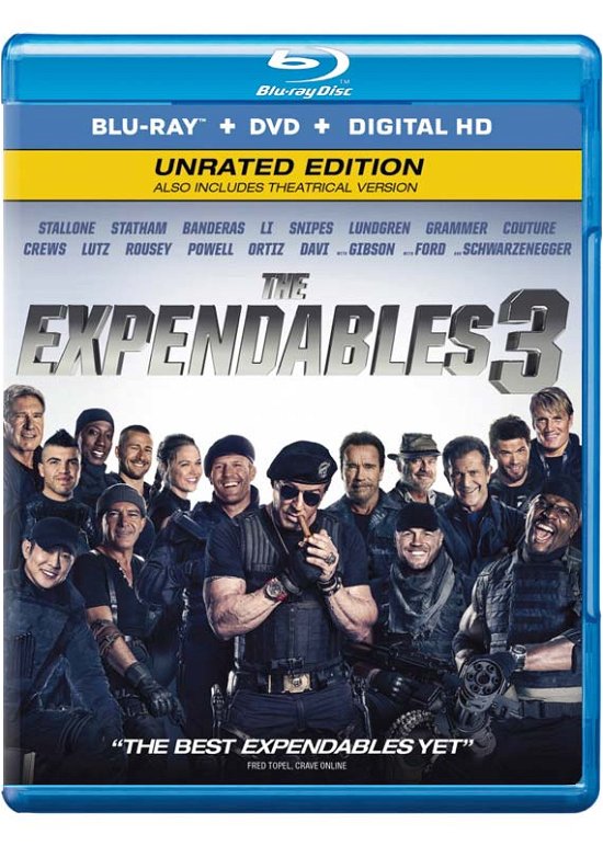 Cover for Expendables 3 (Blu-ray) (2014)