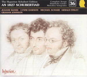 Schubert Edition Vol.36 - Banse / Schade / Finley / Johnson - Musik - HYPERION - 0034571130361 - 11. august 2000