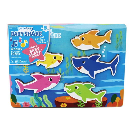 Cover for Spin Master · 6054918 - Pinkfong Baby Shark - Wooden Sound Puzzle (MERCH)