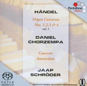 Händel:Orgelkonzerte Vol.1 - Chorzempa,D. / Schröder,J. / COAM - Musiikki - Pentatone - 0827949010361 - tiistai 19. marraskuuta 2002