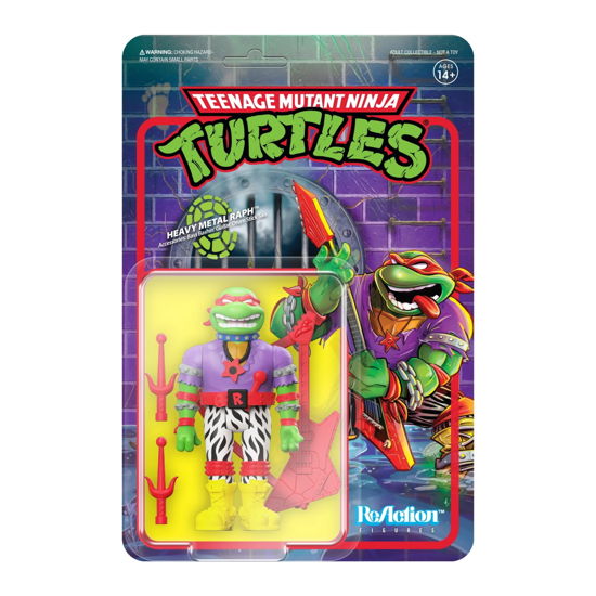 Cover for Teenage Mutant Ninja Turtles · Teenage Mutant Ninja Turtles - Teenage Mutant Ninja Turtles Reaction Wave 6 - Heavy Metal Raph (Merc (Leketøy) (2022)