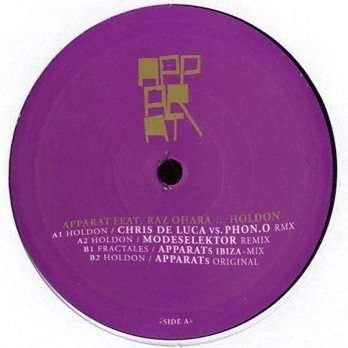 Cover for Apparat Ft Raz Ohara · Holdon (LP) (2007)