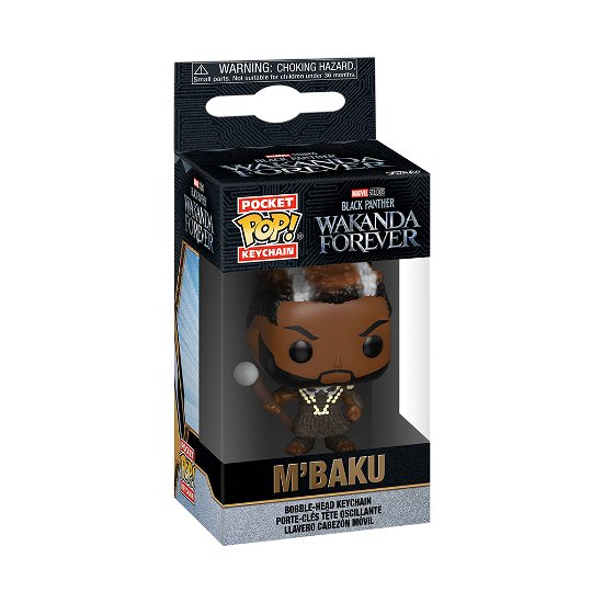 Black Panther - Wakanda Forever -keychain 5 - Funko Pop! Keychain: Marvel: - Merchandise - FUNKO UK LTD - 0889698639361 - February 8, 2023