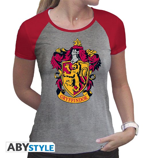 HARRY POTTER - Tshirt Gryffindor woman SS grey & - T-Shirt Frauen - Merchandise - ABYstyle - 3665361008361 - February 7, 2019