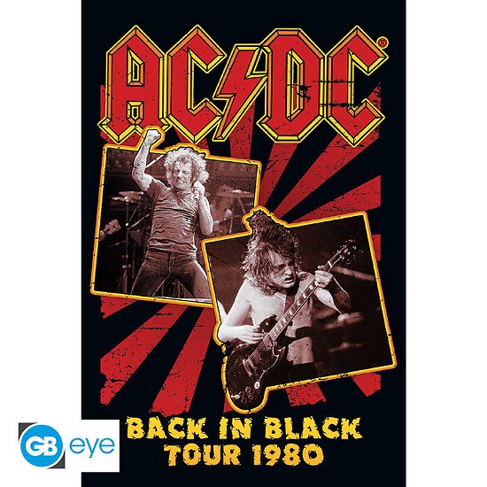 Cover for Ac/Dc: ABYstyle · AC/DC - Poster « Back in Black 80 » (91.5x61) (Leketøy)