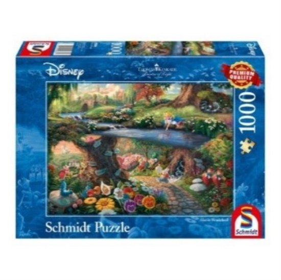 Cover for Schmidt · Disney - Alice in Wonderland by Thomas Kinkade 1000 Piece Schmidt Puzzle (Paperback Book) (2023)