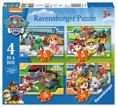 Paw Patrol Puzzel 4in1 - Ravensburger - Merchandise - Ravensburger - 4005556069361 - 29 maj 2019