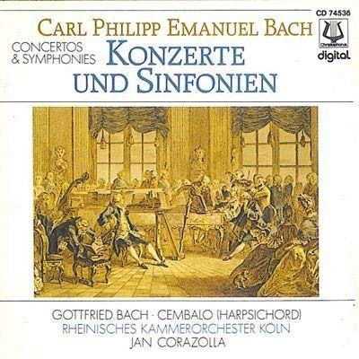 Cover for Carl Philipp Emanuel Bach  · Concerto Per Cembalo Wq 6 (1740) In Sol (CD)