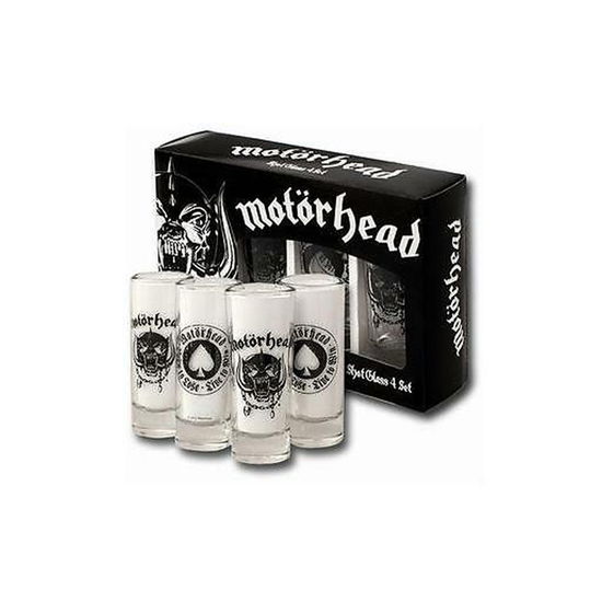 Cover for Motörhead · Motorhead - 4 Pack (Glassware) (Leksaker) [Silver edition] (2023)