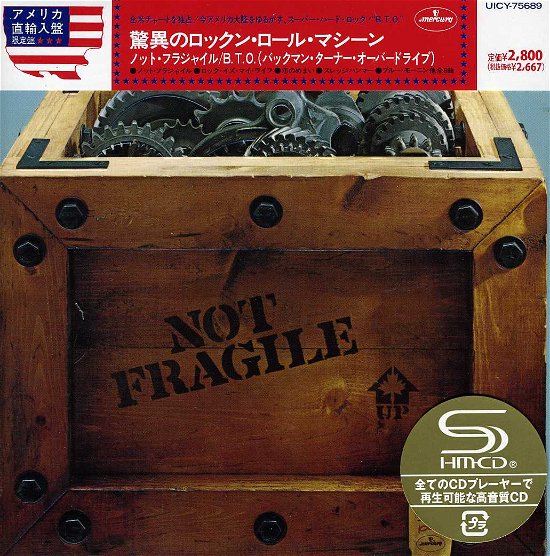 Cover for Bachman Turner Overdrive · Not Fragile -jap Card- (CD) [Remastered edition] (2013)