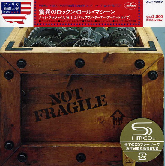 Not Fragile -jap Card- - Bachman Turner Overdrive - Muziek - UNIVERSAL - 4988005774361 - 31 juli 2013