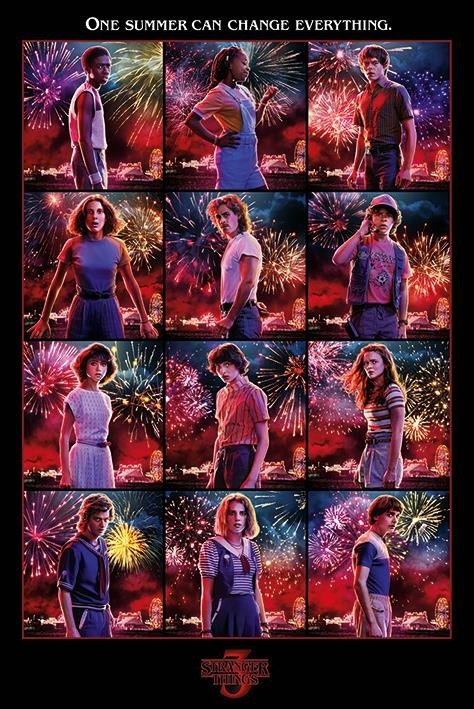 STRANGER THINGS - Poster 61X91 - Character Montage - Poster - Maxi - Merchandise - Pyramid Posters - 5050574345361 - December 31, 2019