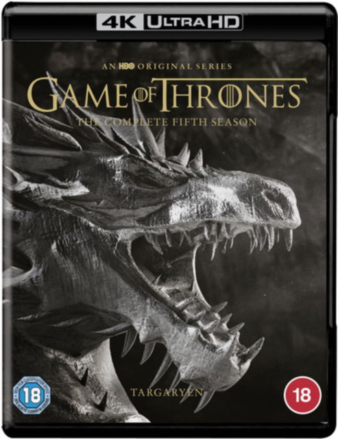 Game Of Thrones Season 5 - Game of Thrones - Season 5 (4k - Elokuva - Warner Bros - 5051892233361 - maanantai 12. huhtikuuta 2021