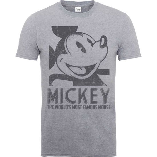 Mickey Mouse Unisex T-Shirt: Most Famous - Mickey Mouse - Koopwaar - Brands In Ltd - 5055979941361 - 