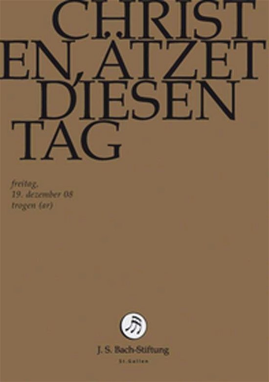 Cover for J.S. Bach-Stiftung / Lutz,Rudolf · Christen,Aetzet Diesen Tag (DVD) (2014)