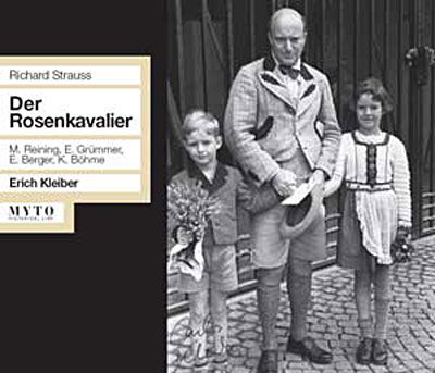 Cover for Reining / Grümmer / Berger / Böhme · Der Rosenkavalier (München 1952) Myto Klassisk (CD) (2007)