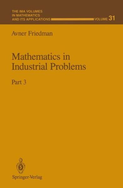 Cover for Friedman · Mathematics in Industrial Prob (Book)