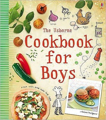 Cover for Abigail Wheatley · The Cookbook for Boys - Usborne First Cookbooks S. (Spiral Book) (2008)