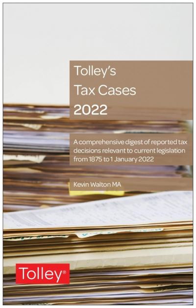 Cover for Kevin Walton · Tolley's Tax Cases 2022 (Paperback Book) (2022)