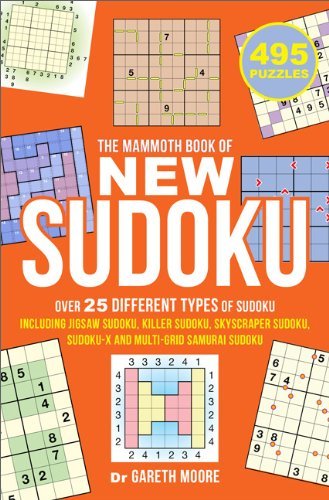 Cover for Gareth Moore · The Mammoth Book of New Sudoku (Paperback Bog) (2013)