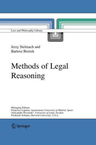 Cover for Jerzy Stelmach · Methods of Legal Reasoning - Law and Philosophy Library (Pocketbok) [2006 edition] (2006)