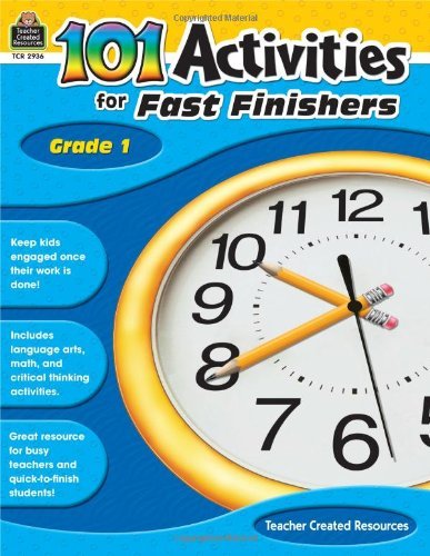 Cover for Teacher Created Resources Staff · 101 Activities for Fast Finishers Grd 1 (Paperback Bog) [Workbook edition] (2011)