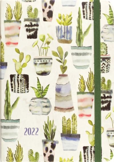 2022 Watercolor Succulents Weekly Planner (16-Month Engagement Calendar) - Peter Pauper Press Inc - Gadżety - Peter Pauper Press Inc,US - 9781441336361 - 23 grudnia 2020