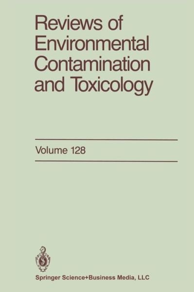 Cover for George W. Ware · Reviews of Environmental Contamination and Toxicology - Reviews of Environmental Contamination and Toxicology (Taschenbuch) [Softcover reprint of the original 1st ed. 1992 edition] (2014)